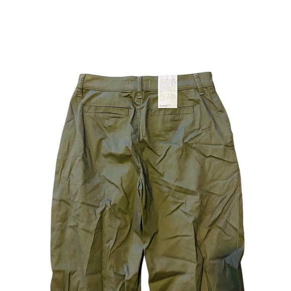 ANTHROPOLOGIE LEVEL 99 NWT Clover Army Green Pants - Picture 3 of 7